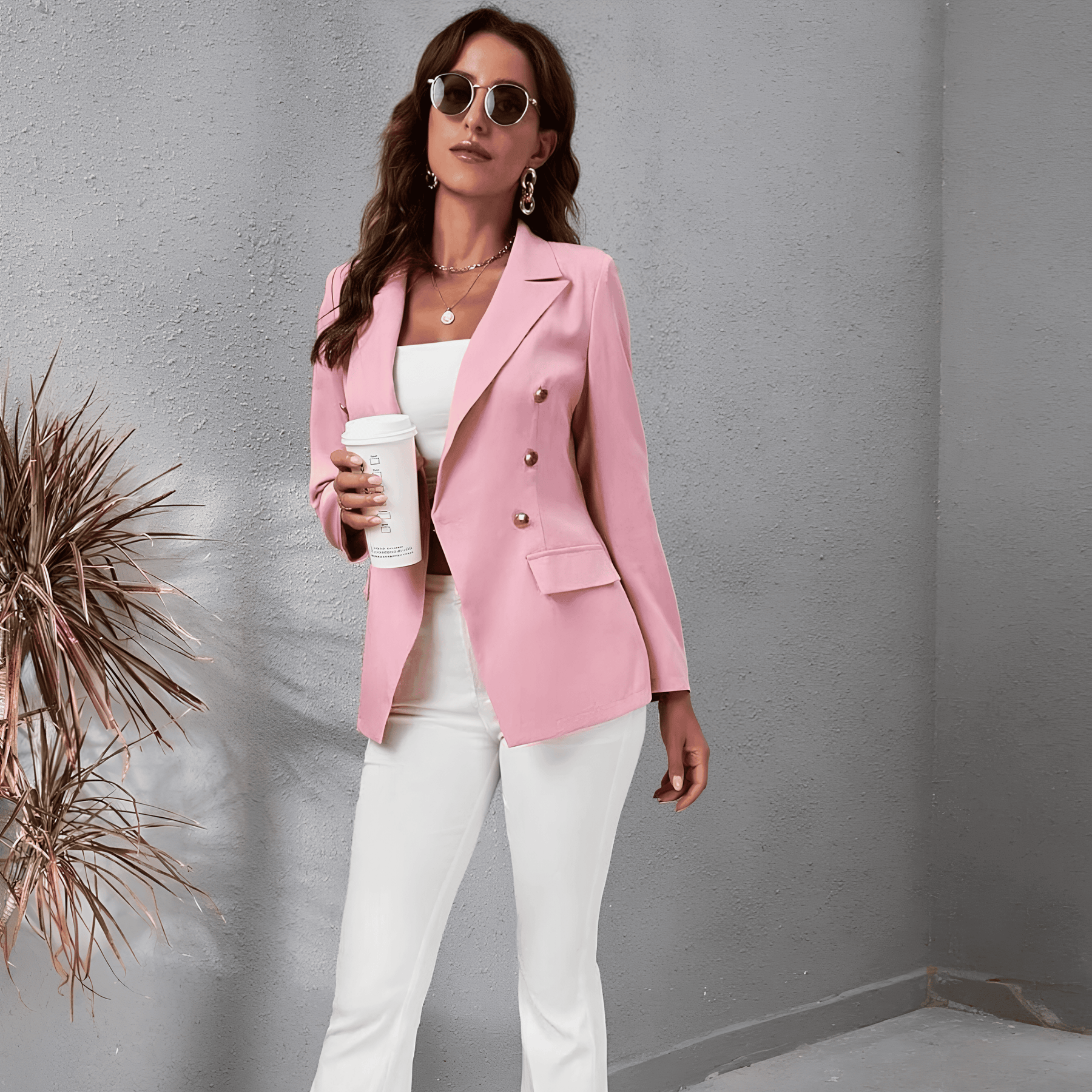 Blazer negro para mujer - Lunara