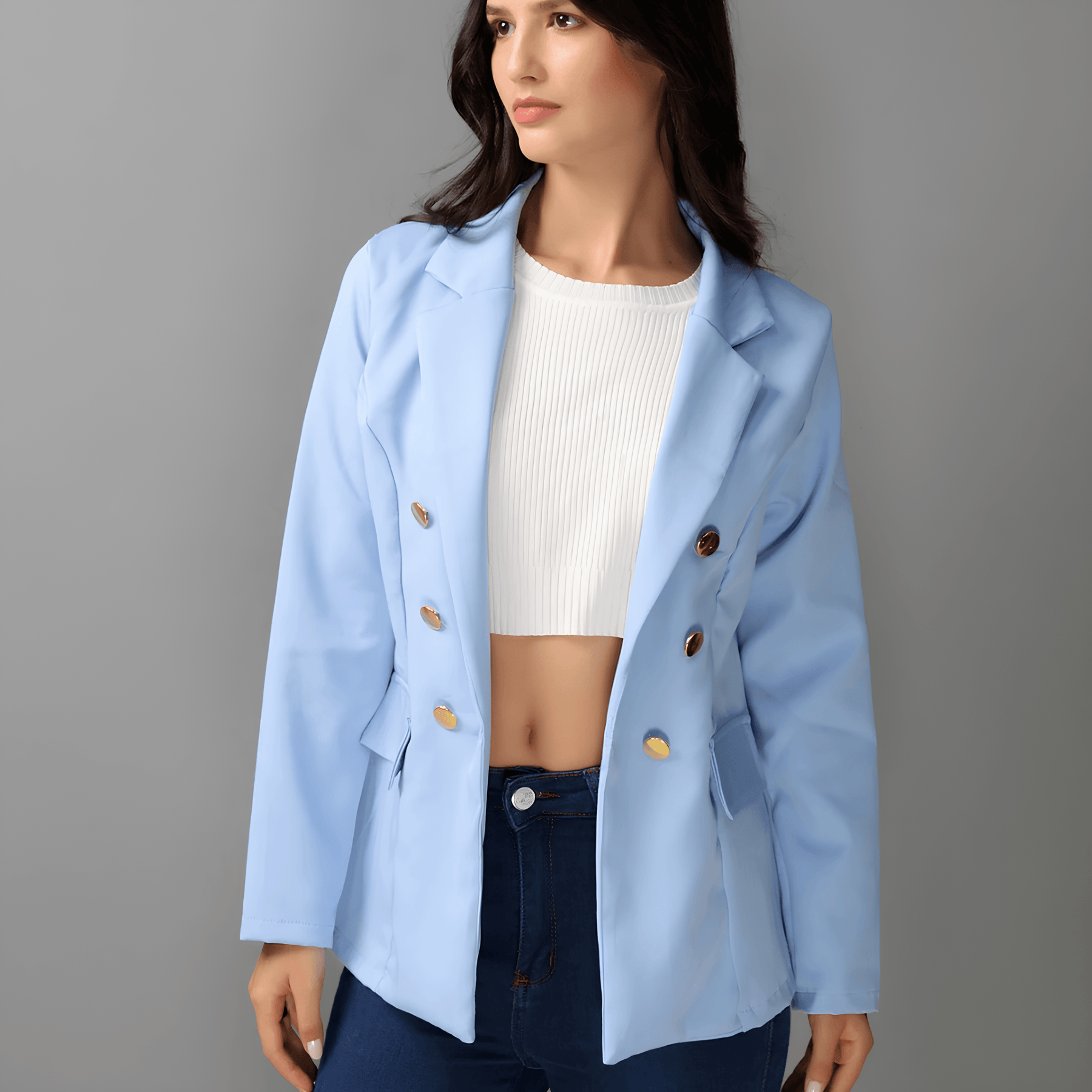Blazer negro para mujer - Lunara