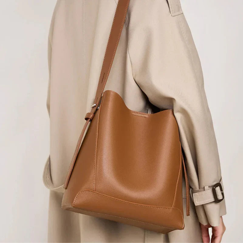 Bolso bandolera de cuero - Modelo informal - Mujer - Lunara