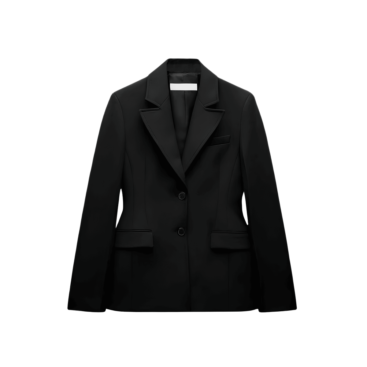 Blazer femenino negro entallado - Lunara