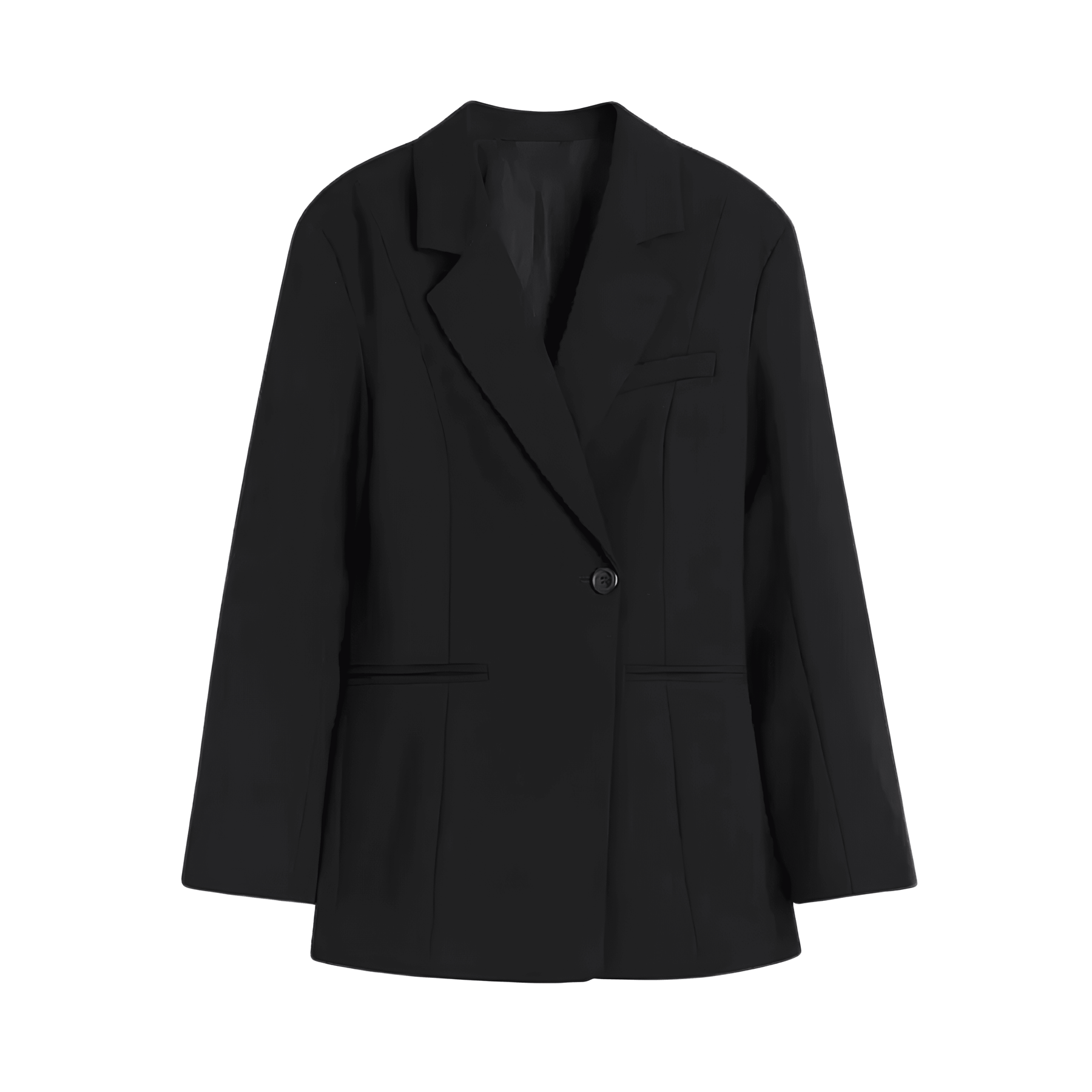 Blazer femenino gris entallado - Lunara