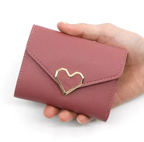 Cartera de Mujer con Diseño de Corazón – Estilo Coreano by Lunara Boutique