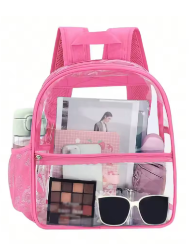 Mochila Transparente de PVC – Diseño Moderno e Impermeable by Lunara Boutique