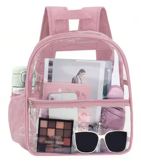 Mochila Transparente de PVC – Diseño Moderno e Impermeable by Lunara Boutique