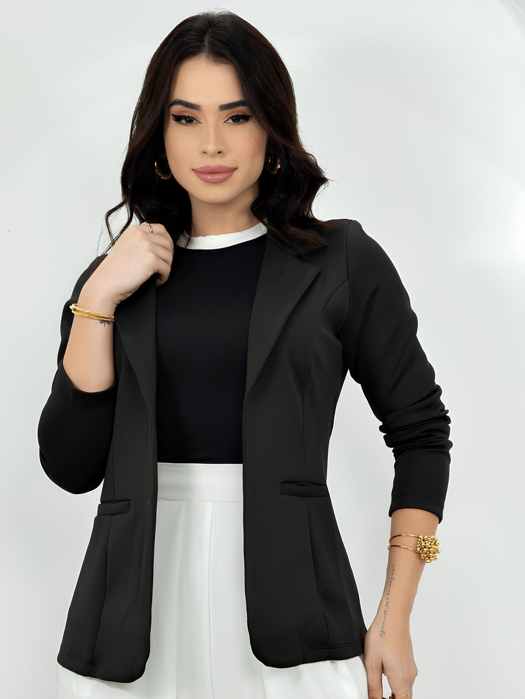 Blazer femenino sastrería cereza - Lunara