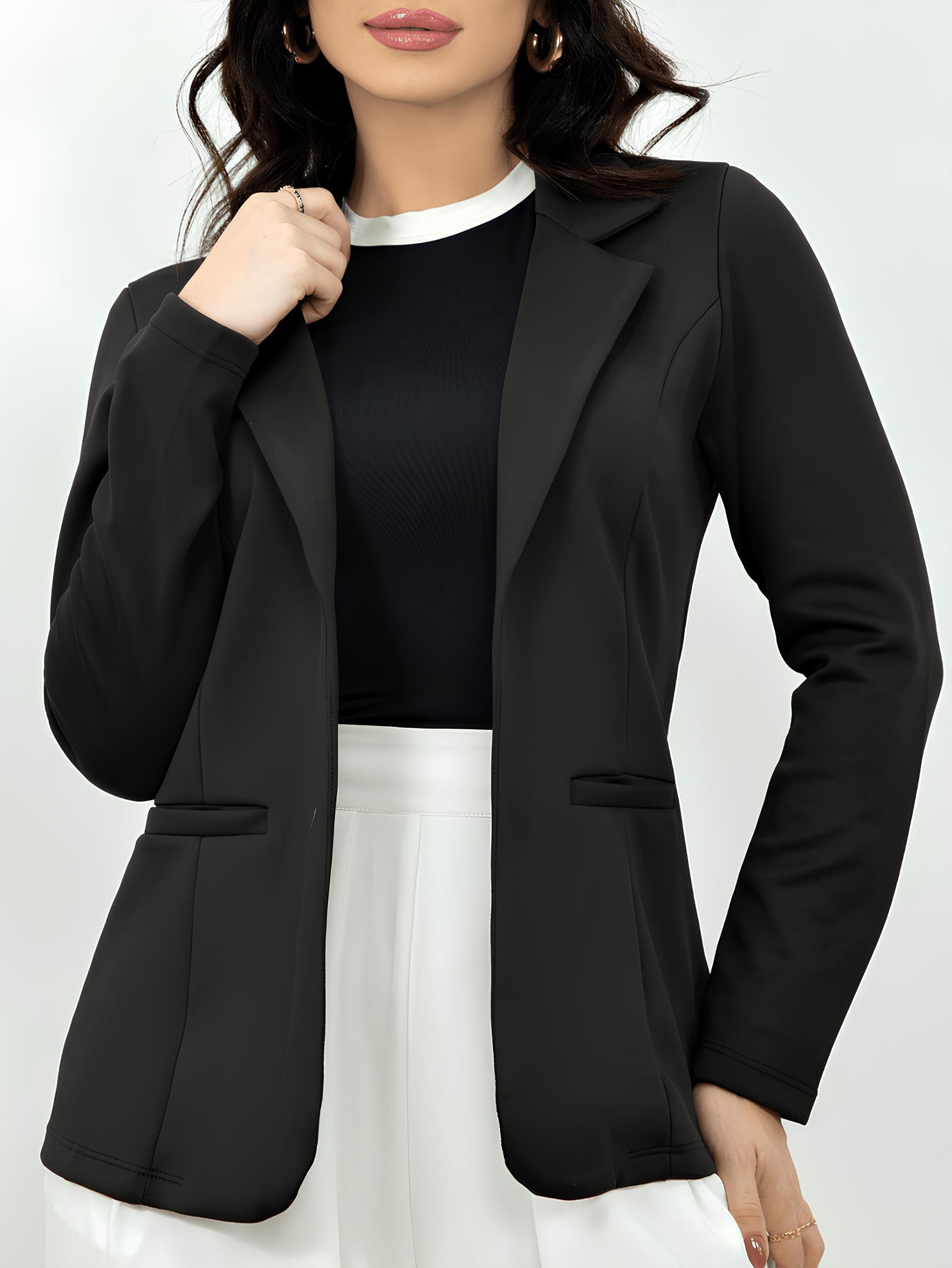 Blazer femenino sastrería cereza - Lunara