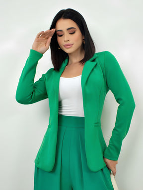 Blazer femenino sastrería cereza - Lunara