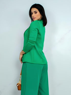 Blazer femenino sastrería cereza - Lunara